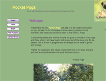 Tablet Screenshot of pocket-pugs.com